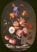 AST, Balthasar van der Flowers in a Glass Vase France oil painting artist